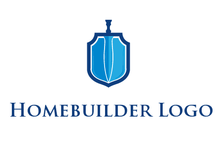 sword with shield logo