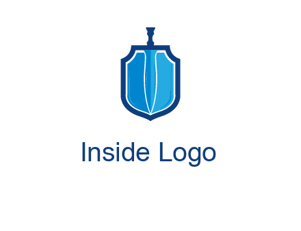 sword with shield logo