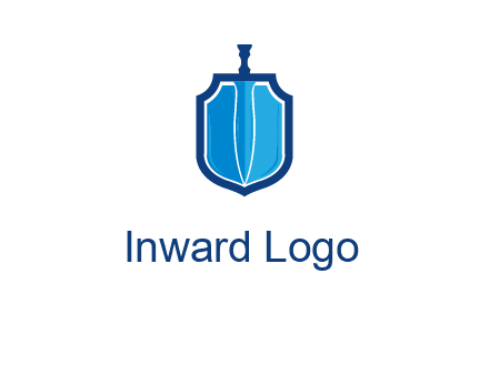 sword with shield logo