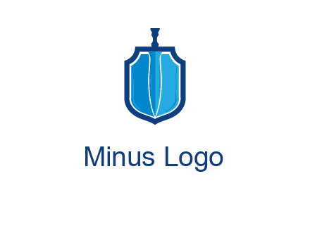 sword with shield logo