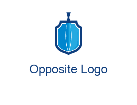 sword with shield logo