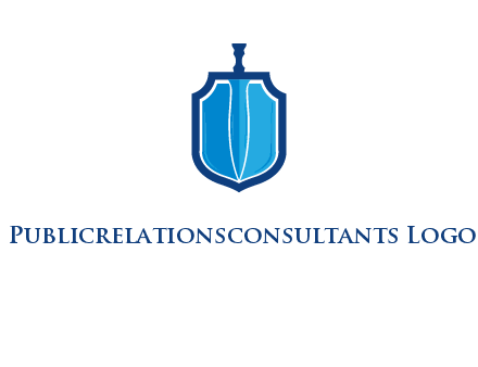 sword with shield logo
