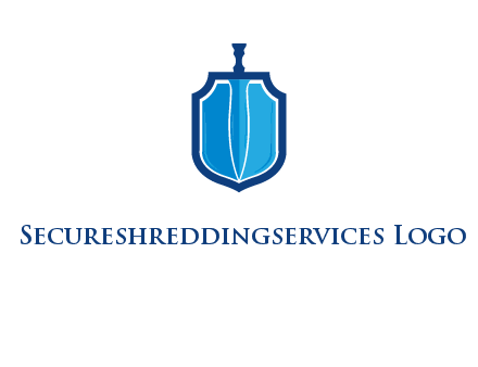 sword with shield logo