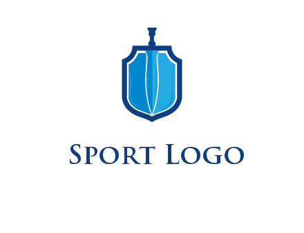 sword with shield logo