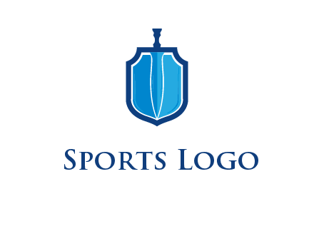 sword with shield logo