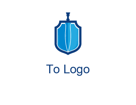 sword with shield logo