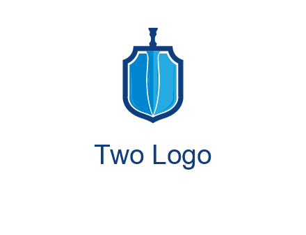 sword with shield logo