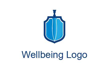 sword with shield logo