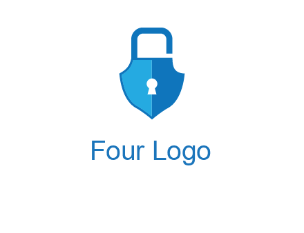 lock in shield logo