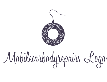 earring jewelry logo