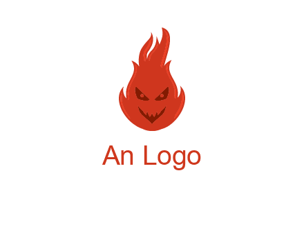 evil fire logo