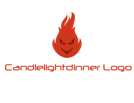 evil fire logo
