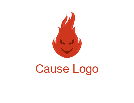 evil fire logo