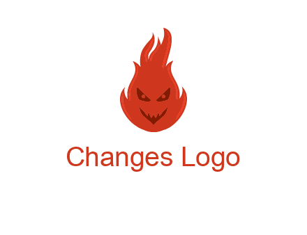 evil fire logo