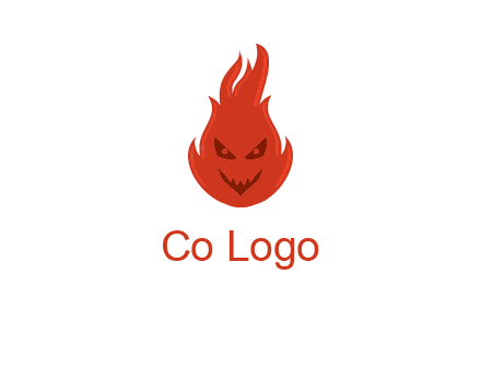 evil fire logo