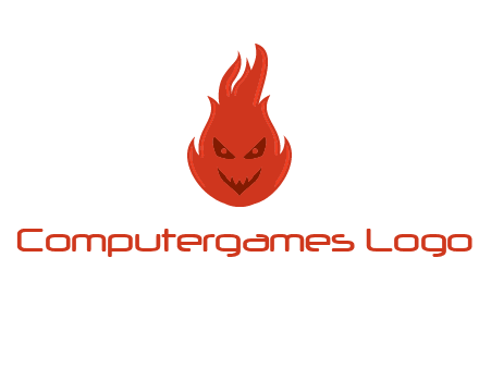 evil fire logo