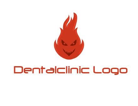 evil fire logo