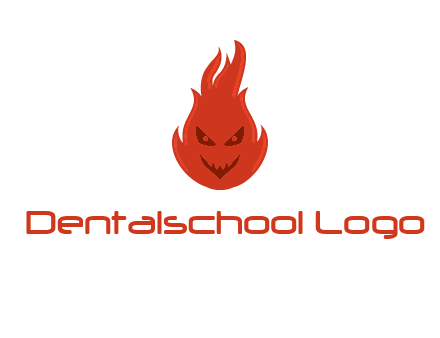 evil fire logo