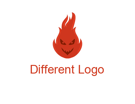 evil fire logo