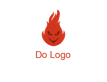 evil fire logo