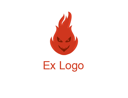 evil fire logo