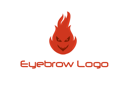 evil fire logo