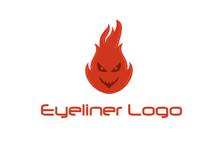 evil fire logo