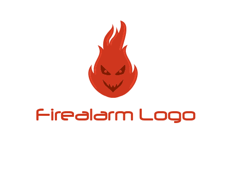 evil fire logo