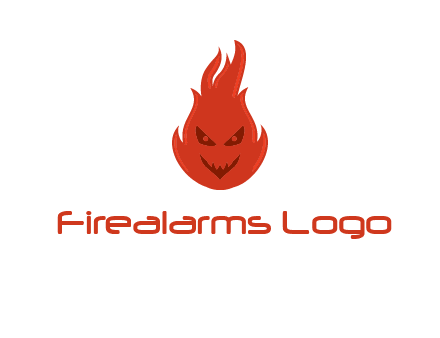 evil fire logo