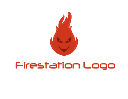 evil fire logo