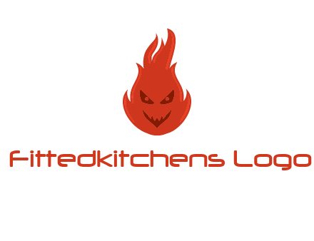 evil fire logo