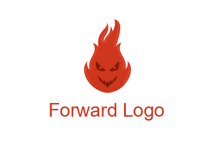 evil fire logo