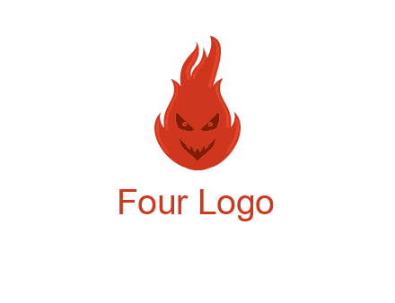 evil fire logo