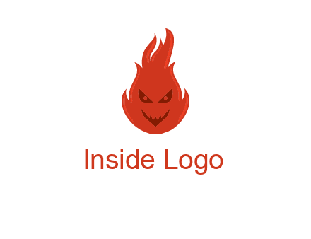 evil fire logo