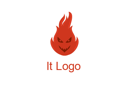 evil fire logo
