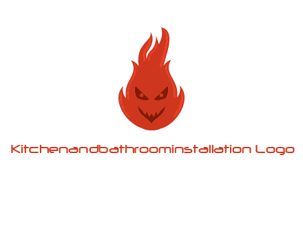 evil fire logo