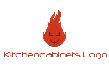 evil fire logo