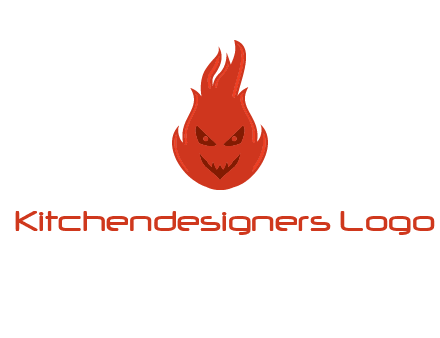 evil fire logo