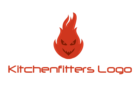 evil fire logo