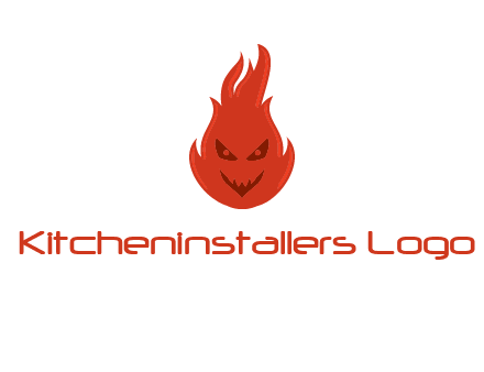 evil fire logo