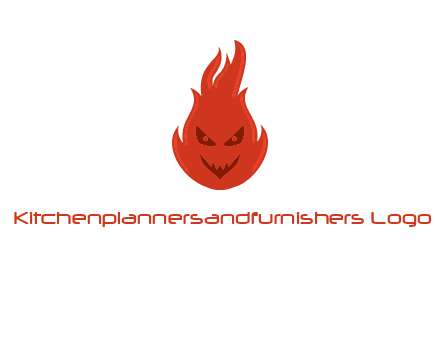 evil fire logo