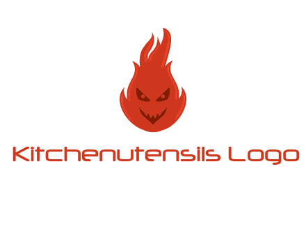 evil fire logo