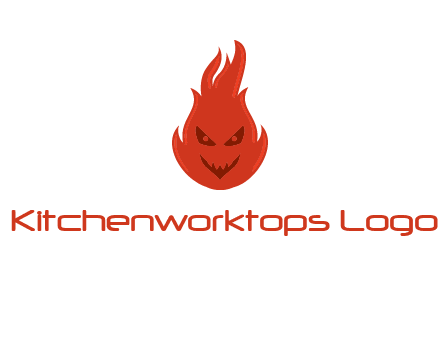evil fire logo