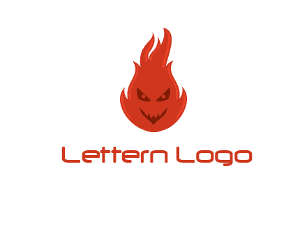 evil fire logo