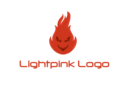 evil fire logo