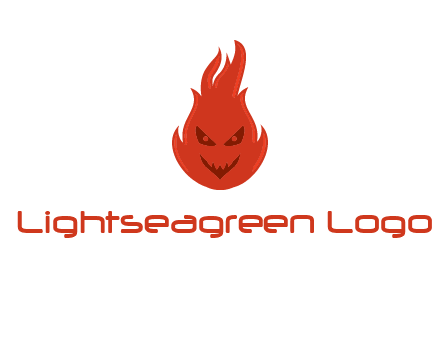 evil fire logo