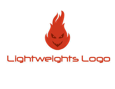 evil fire logo