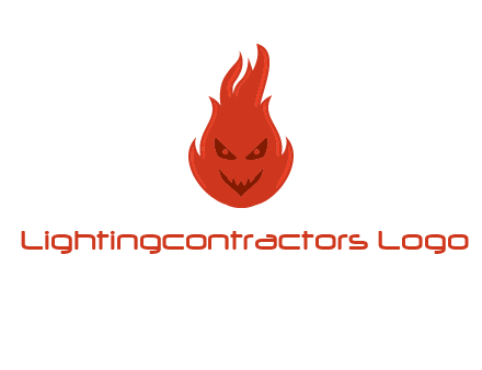 evil fire logo