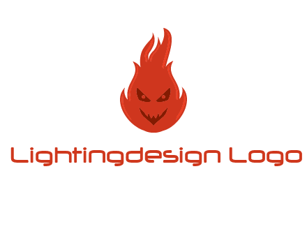 evil fire logo