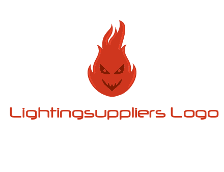 evil fire logo